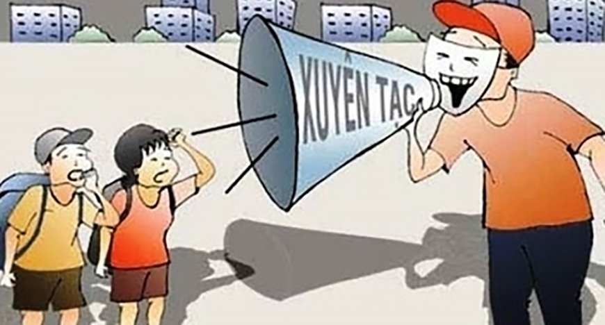 Cần bản lĩnh vững vàng trước thông tin xuyên tạc. Ảnh minh họa: dangcongsan.vn 